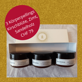 Gommage corps 3 verschiedene Körperpeelings im Set