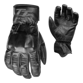 RST IOM TT Hillberry / Leder Schwarz / Motorradhandschuhe