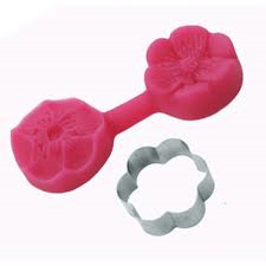 Blüte mit Silikonform