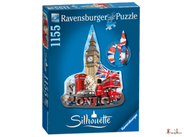 Silhouette Puzzle Big Ben London 16155