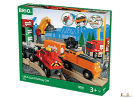 Brio Grosses Güterbahnhofset 75-teilig