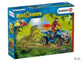 Schleich Dinosaurier Flucht auf Quad 41466