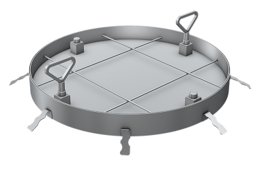 Schachtabdeckung runde Ausführung für wählbare Oberfläche