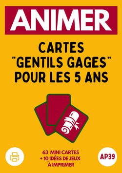 AP39 : Cartes Gentils Gages pour les 5 ans