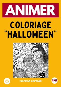 AP19 : 24 Coloriages autour d'Halloween