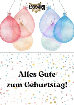 Karte "Alles Gute"