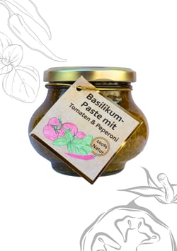 Basilikumpaste (Tomate & Peperoni) 200g (AT)