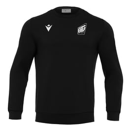 MACRON Axima Pullover schwarz mit kleinem Brühler TV Logo, Handball-Schriftzug und Wunschname
