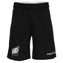 MACRON Denver Wendeshorts schwarz/weiß mit kleinem Brühler TV Logo