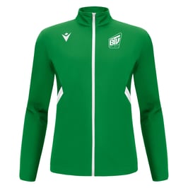 MACRON Raijin Zip-Jacke grün mit Brühler TV Logo und Wunschname
