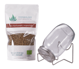 Hanfsamen-Special: Sprossenglas+Hanfsamen