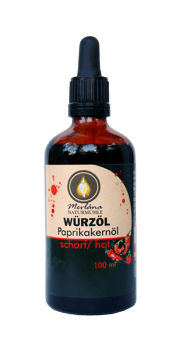 Paprikakernöl scharf 100 ml Pipette