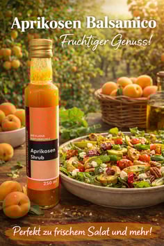 Aprikosen Shrub Fruchtbalsamico 250 ml (3% Säure)