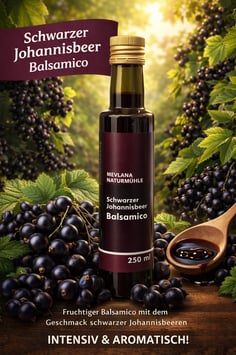 Schwarzer Johannisbeer Balsamico 4% Säure