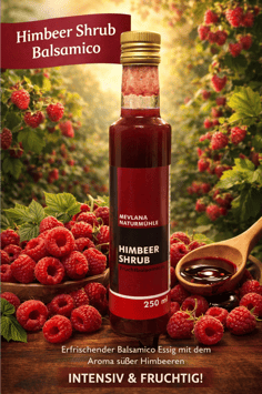 Himbeer Shrub Fruchtbalsamico 250 ml (3% Säure)