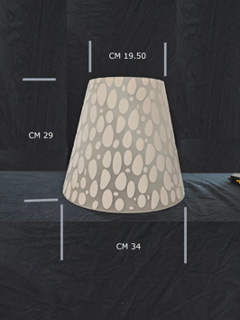 Cono cm 34 bianco decoro Dalmata