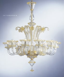 CaVendramin 10 luci oro ambra