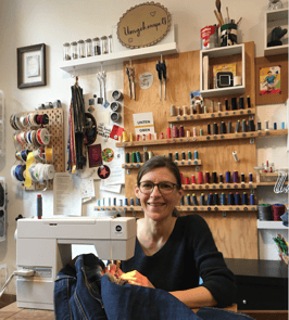 Lieblingsjeans reparieren mit Isabelle von umgekrempelt