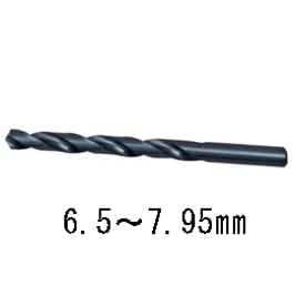 ストレートドリル（サイズ ： 6.5 ～ 7.95 ㎜）
