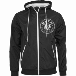 WINDBREAKER, LOGO SMALL - BLACK/WHITE