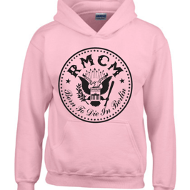 LOGO TODDLER HOODED SWEATSHIRT - LIGHT PINK/BLACK