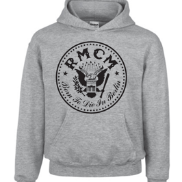 LOGO TODDLER HOODED SWEATSHIRT - LIGHT GREY/BLACK