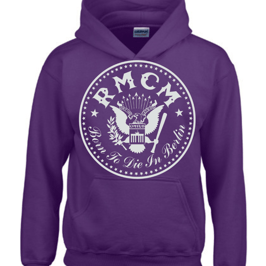 LOGO TODDLER HOODED SWEATSHIRT - PURPLE/WHITE