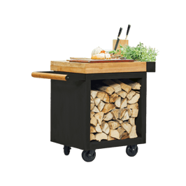OFYR - Mise en place Table Black PRO 65 Teakwood