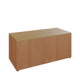 OFYR - Garden Bench Corten - G-B-TW