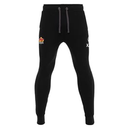 MACRON Harp Sweatpants schwarz mit Iserlohn Kangaroos Logo und Wunschinitialen
