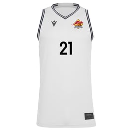 MACRON Freon Trikot weiß mit Iserlohn Kangaroos Logo, Wunschnumer & Wunschname