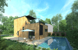 3SIGN Visualisierung Outdoor Vol 3 - Einfamilienhaus