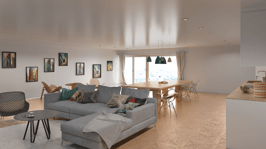 3SIGN Visualisierung Indoor Vol 3 - Wohnzimmer Küche