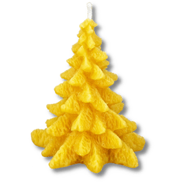 Tannenbaum, mittel - Bienenwachskerze