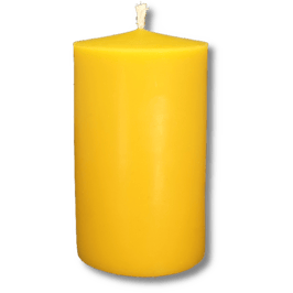 Stumpen, groß - Bienenwachskerze