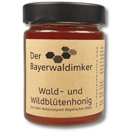 Honig im Glas, groß