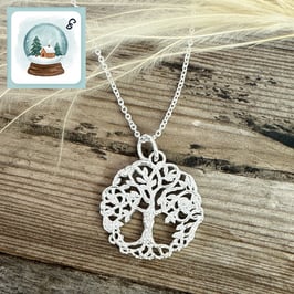 08.Dezember: HALSKETTENANHÄNGER "Sacred Life Tree" Silber