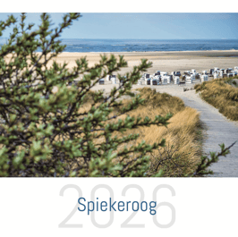 Spiekeroog Kalender 2026 Tischkalender 21x21cm