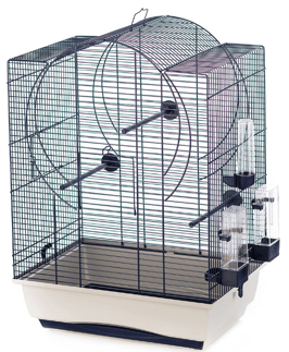 Käfig emma 2 grau/blau