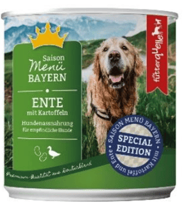 Ente mit  Kartoffel -  Menü