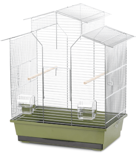 Vogelkäfig natural iza 2 olivgrün/zinc