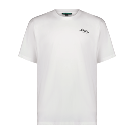 North Script Tee White