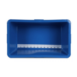 65cm Messwanne rechteckig aus   PVC inkl. Messband