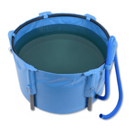 Faltenbecken inkl. Abdecknetz Durchmesser 100cm Höhe 60cm Inhalt 450L