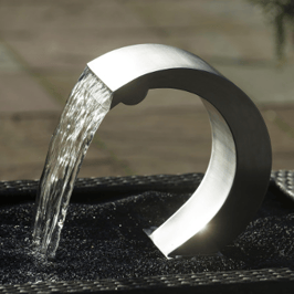 Mamba S-LED Wasserfall Edelstahl