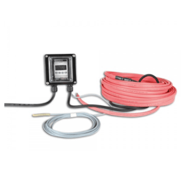 60m Teichband Heizung mit Thermostat  2400 Watt, bis 60'000 Liter bei Teichabdeckung mit 20A Schütz