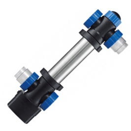 36 Watt UV-C KOBRE®TEC Teichklärer Edelstahlgehäuse,   4 Anschlüsse