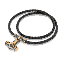 Thor - Ledercollier mit Anhänger