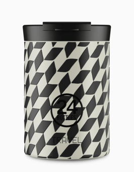 Travel Tumbler - Groovy White