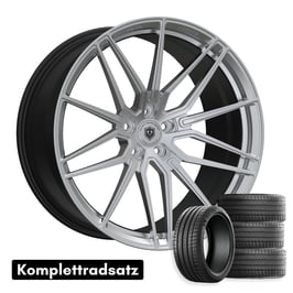 Komplettradsatz Raffa Wheels RFS-01 | Forged Series | Silver 10x21